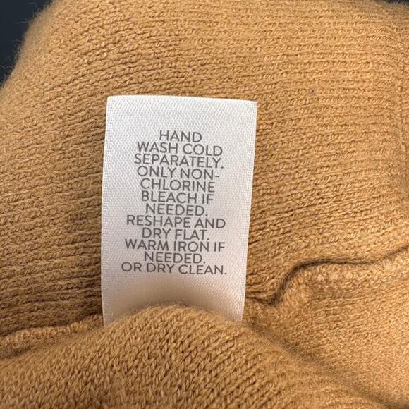 J. Jill Tan Orange Colorblock Lagenlook Open Tunic Sweater Sz L - Picture 5 of 5